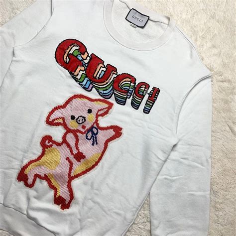 gucci 3 little pigs|gucci flying pig sweatshirt.